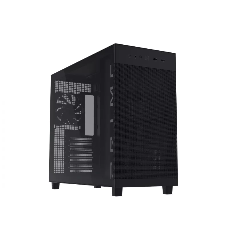 ASUS PRIME AP303 TG Juoda, PC, juoda, micro ATX, Mini-ITX, ATX, 16.5 cm, 36 cm, 18 cm