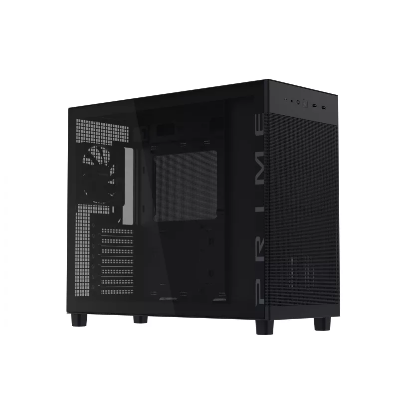 ASUS PRIME AP303 TG Juoda, PC, juoda, micro ATX, Mini-ITX, ATX, 16.5 cm, 36 cm, 18 cm
