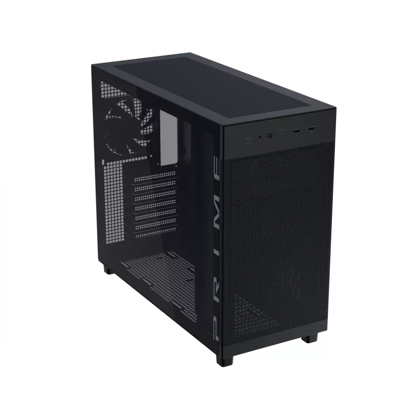 ASUS PRIME AP303 TG Juoda, PC, juoda, micro ATX, Mini-ITX, ATX, 16.5 cm, 36 cm, 18 cm