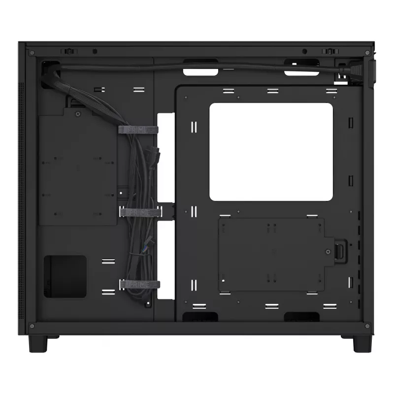 ASUS PRIME AP303 TG Juoda, PC, juoda, micro ATX, Mini-ITX, ATX, 16.5 cm, 36 cm, 18 cm