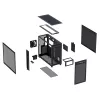 ASUS PRIME AP303 TG Juoda, PC, juoda, micro ATX, Mini-ITX, ATX, 16.5 cm, 36 cm, 18 cm