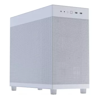 PC korpusas ASUS PRIME AP303 Mesh Midi Tower baltas — ATX/Micro ATX/Mini-ITX, GPU iki 36 cm, PSU iki 18 cm, CPU aušintuvo aukštis 16,5 cm