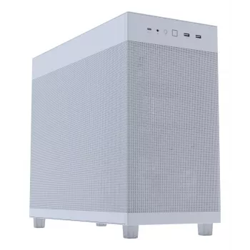 PC korpusas ASUS PRIME AP303 Mesh Midi Tower baltas — ATX/Micro ATX/Mini-ITX, GPU iki 36 cm, PSU iki 18 cm, CPU aušintuvo aukštis 16,5 cm