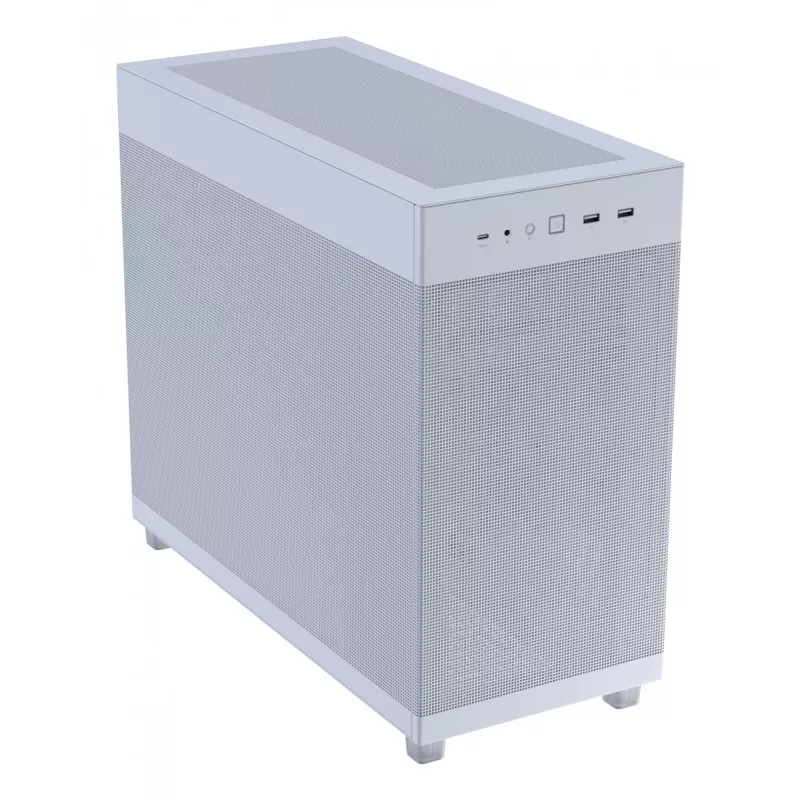 PC korpusas ASUS PRIME AP303 Mesh Midi Tower baltas — ATX/Micro ATX/Mini-ITX, GPU iki 36 cm, PSU iki 18 cm, CPU aušintuvo aukštis 16,5 cm
