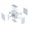 PC korpusas ASUS PRIME AP303 Mesh Midi Tower baltas — ATX/Micro ATX/Mini-ITX, GPU iki 36 cm, PSU iki 18 cm, CPU aušintuvo aukštis 16,5 cm