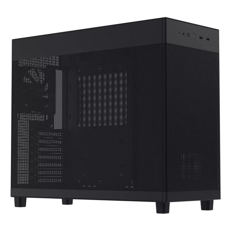 Kompiuterio korpusas ASUS Prime AP303 Mesh Midi Tower — ATX, palaiko GPU 36 cm, CPU aušintuvą 165 mm, USB-A 2×, USB-C 1