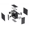 Kompiuterio korpusas ASUS Prime AP303 Mesh Midi Tower — ATX, palaiko GPU 36 cm, CPU aušintuvą 165 mm, USB-A 2×, USB-C 1