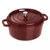 Apvalus ketaus troškintuvas Staub La Cocotte 6,7 l, 28 cm skersmuo