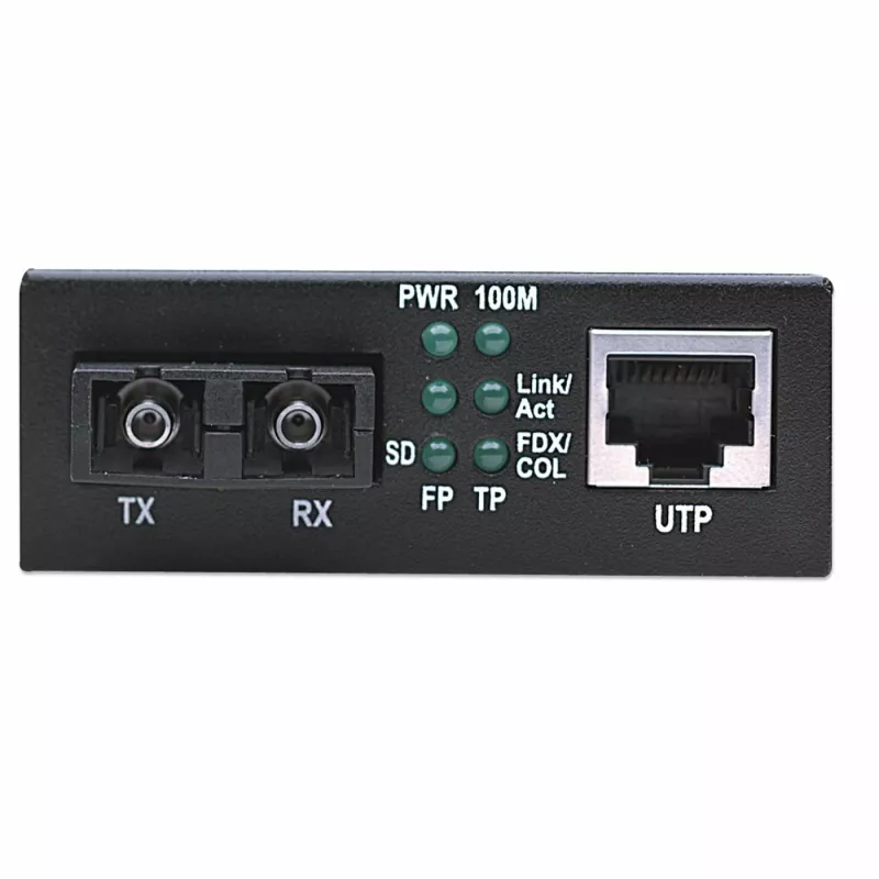 Intellinet Fast Ethernet Media Converter, 10/100Base-Tx į 100Base-Fx (SC) daugiamodis, 2 km (1,24 mi)