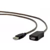 GEMBIRD Active USB 2.0 prailginimo kabelis, 10 m - juodas