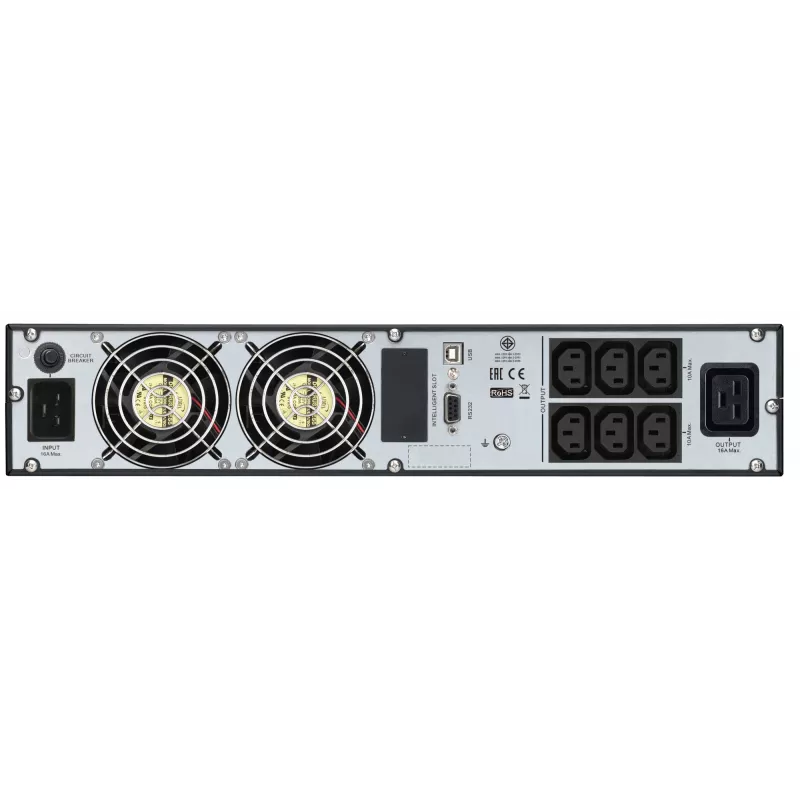 APC SRV3KRI nepertraukiamo maitinimo šaltinis (UPS) Dvigubo keitimo (Online) 3 kVA 2400 W 7 AC lizdai