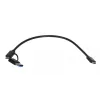 USB-C šakotuvas Unitek S1222A SolidForce+ — HDMI 4K, Ethernet, SATA III, 10 Gbit/s, aliuminio korpusas, juodas