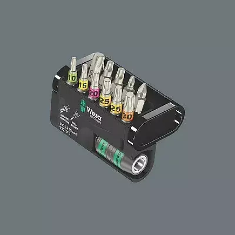 Wera 05073641001 Bit-Check 12 Wood TORX HF 1 SB antgalių rinkinys