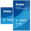 Monitorius iiyama LH5581UHSG-1AG 54,6 colio interaktyvus plokščiasis skydelis 4K Ultra HD 3840 x 2160