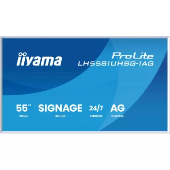 Monitorius iiyama LH5581UHSG-1AG 54,6 colio interaktyvus plokščiasis skydelis 4K Ultra HD 3840 x 2160