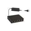 PULSAR Gigabit PoE jungiklis SG-64 — 4 PoE prievadai, 2 aukštyninės jungties prievadai