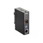 D-Link 100/1000 Mbps į SFP pramoninis medijos keitiklis su -40–70 °C darbo diapazonu