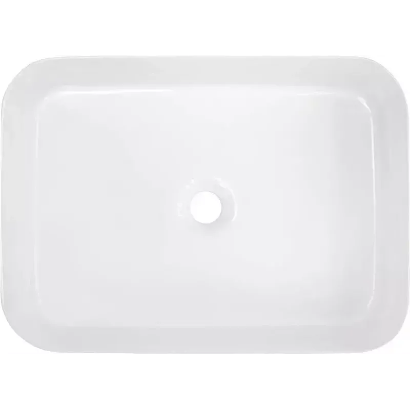 Ant stalviršio montuojama keraminė praustuvė Deante CDY_6U5S balta apvali