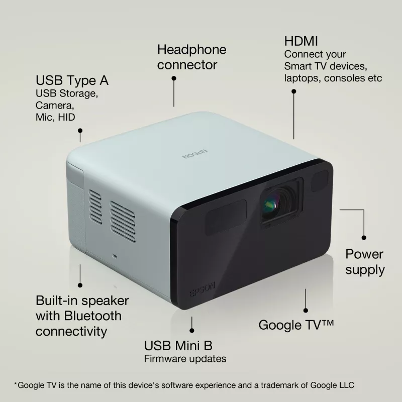 Epson EF-21G standartinio nuotolio projektorius 3LCD Full HD (1920x1080) juoda, žalia