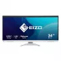 EIZO FlexScan EV3450XC-WT kompiuterio monitorius 86,6 cm (34,1 colio) 3440 x 1440 pikselių „UltraWide Quad HD“ LCD baltas