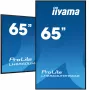 „iiyama LH6560UHS-B2AG“ reklaminis ekranas, skaitmeninė lenta, 163,8 cm (64,5 colio), LED, „Wi-Fi“, 500 cd/m², 4K „Ultra HD“, juoda, įmontuotas procesorius, „Android 11“, 24/7