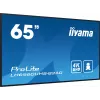 „iiyama LH6560UHS-B2AG“ reklaminis ekranas, skaitmeninė lenta, 163,8 cm (64,5 colio), LED, „Wi-Fi“, 500 cd/m², 4K „Ultra HD“, juoda, įmontuotas procesorius, „Android 11“, 24/7