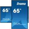 „iiyama LH6560UHS-B2AG“ reklaminis ekranas, skaitmeninė lenta, 163,8 cm (64,5 colio), LED, „Wi-Fi“, 500 cd/m², 4K „Ultra HD“, juoda, įmontuotas procesorius, „Android 11“, 24/7