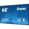 „iiyama LH6560UHS-B2AG“ reklaminis ekranas, skaitmeninė lenta, 163,8 cm (64,5 colio), LED, „Wi-Fi“, 500 cd/m², 4K „Ultra HD“, juoda, įmontuotas procesorius, „Android 11“, 24/7