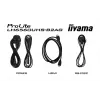 „iiyama LH6560UHS-B2AG“ reklaminis ekranas, skaitmeninė lenta, 163,8 cm (64,5 colio), LED, „Wi-Fi“, 500 cd/m², 4K „Ultra HD“, juoda, įmontuotas procesorius, „Android 11“, 24/7