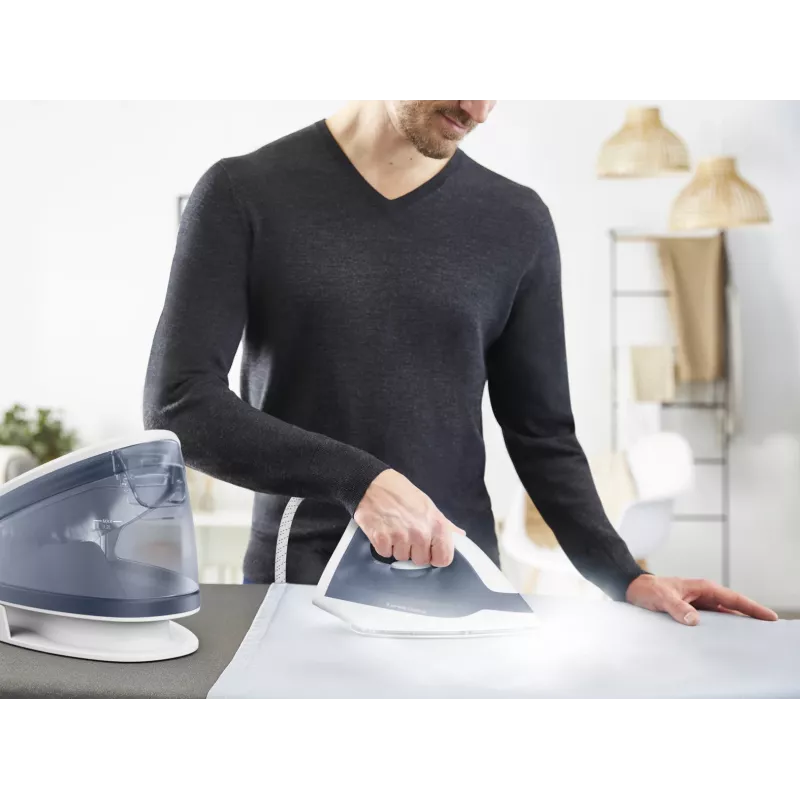 Tefal Express Optimal SV4110 2200 W 1,2 L keraminis Express Glide mėlynas, baltas