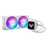 „All-in-one“ skysčio aušintuvas ASUS TUF GAMING LC III 240 ARGB WHT – 240 mm radiatorius, 2x 120 mm ventiliatoriai, PWM, balta