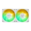 „All-in-one“ skysčio aušintuvas ASUS TUF GAMING LC III 240 ARGB WHT – 240 mm radiatorius, 2x 120 mm ventiliatoriai, PWM, balta