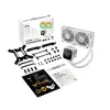 „All-in-one“ skysčio aušintuvas ASUS TUF GAMING LC III 240 ARGB WHT – 240 mm radiatorius, 2x 120 mm ventiliatoriai, PWM, balta
