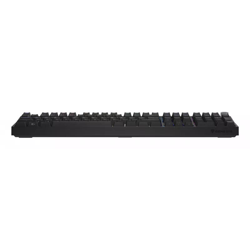Mechaninė klaviatūra Genesis THOR 404 — pilno dydžio 100% USB QWERTY anglų k., juoda, RGB