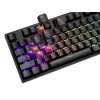 Mechaninė klaviatūra Genesis THOR 404 — pilno dydžio 100% USB QWERTY anglų k., juoda, RGB