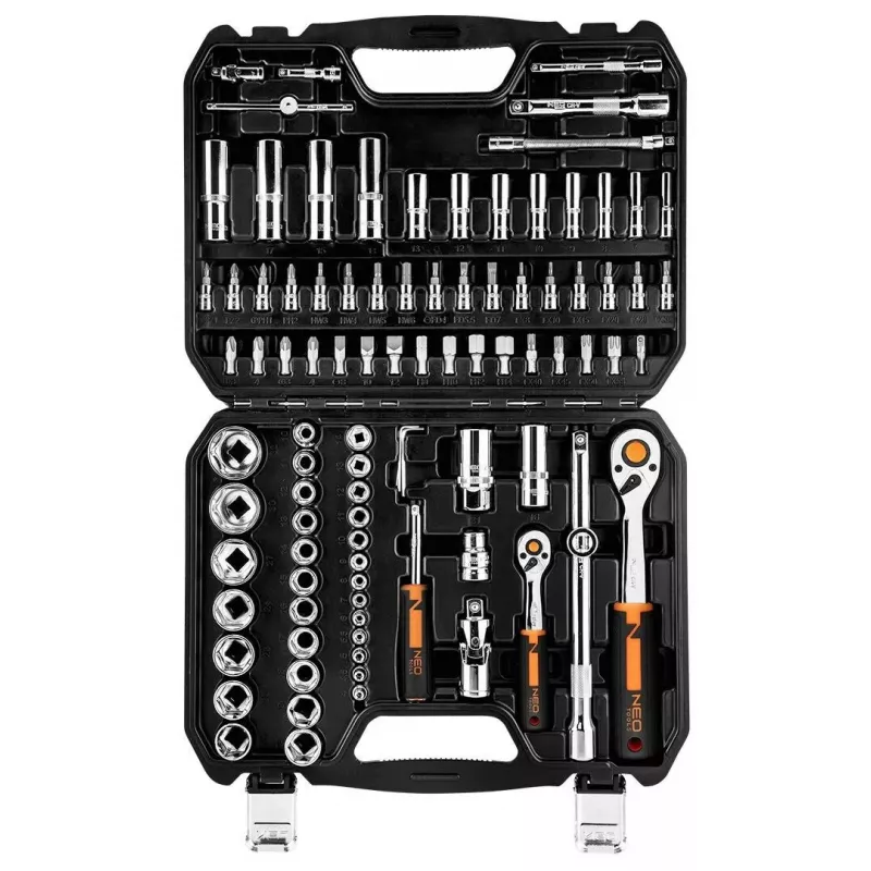 Lizdų rinkinys NEO Tools 10-062, 1/2 colio pavara, 10 vienetų