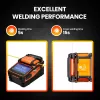 Pluošto sujungimo aparatas Extralink AI-9 7800 mAh baterija LED lempa LCD 5,1 colio
