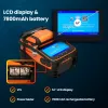 Pluošto sujungimo aparatas Extralink AI-9 7800 mAh baterija LED lempa LCD 5,1 colio