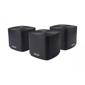 ASUS ZenWiFi XD4 Plus (B-3-PK) Dviejų juostų (2,4 GHz / 5 GHz) Wi-Fi 6 (802.11ax) Juodas 2 Vidinės