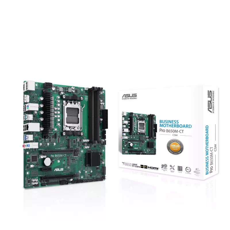 Motininė plokštė ASUS PRO B650M-CT-CSM AMD B650 Socket AM5 micro ATX