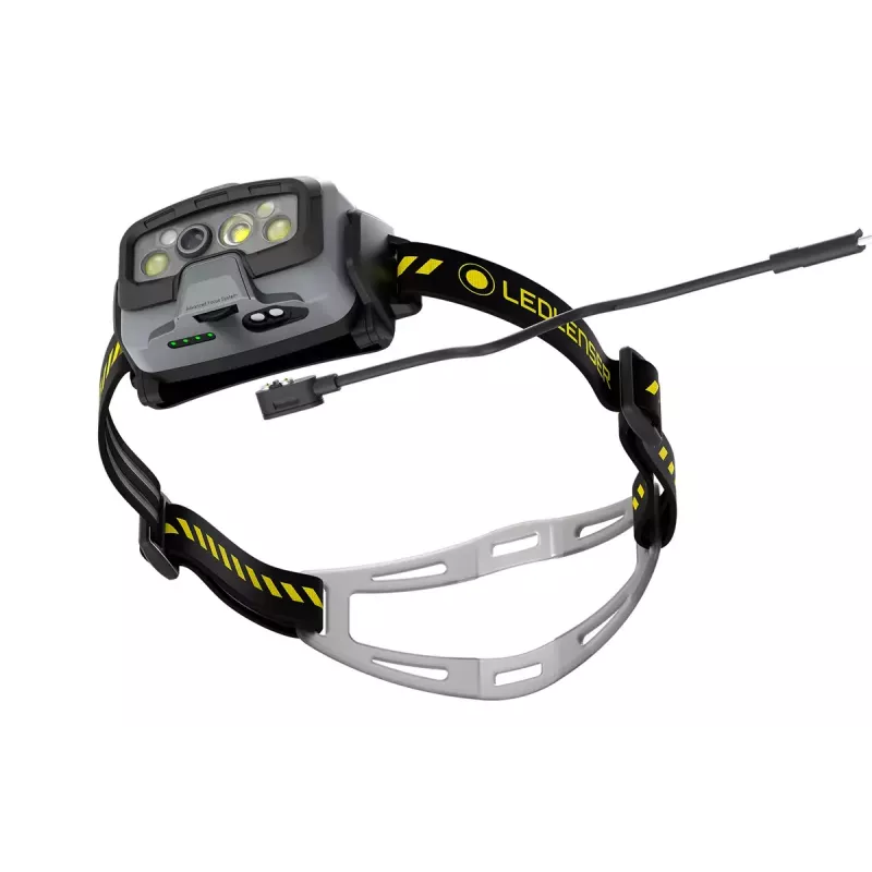 Galvos žibintuvėlis Ledlenser HF8R Work Juoda LED IP68 20 lm