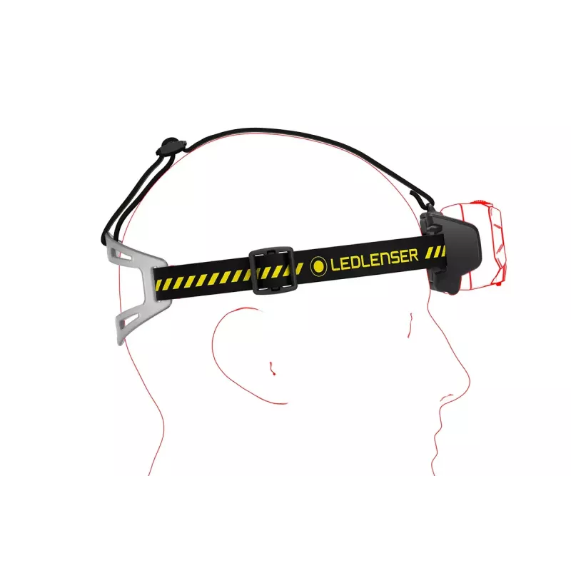Galvos žibintuvėlis Ledlenser HF8R Work Juoda LED IP68 20 lm