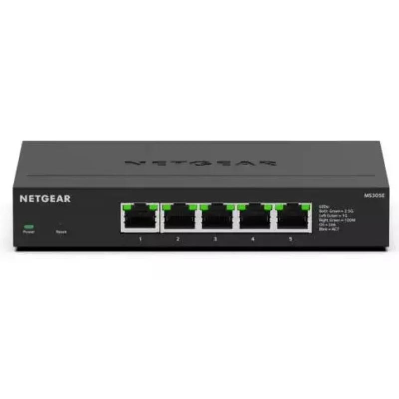 NETGEAR MS305E Nevaldomas 2.5G Ethernet (100/1000/2500) Juodas