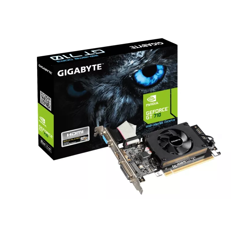 GIGABYTE GV-N710D3-2GL vaizdo plokštė NVIDIA GeForce GT 710 2 GB GDDR3