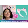 Gabby's Dollhouse : The Movie, „Meow-mazing“ interaktyvios ausys, galvos juosta su švieselėmis, garsais ir 3 žaidimo režimais, žaislai mergaitėms ir berniukams nuo 3 metų