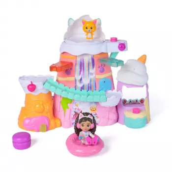Žaidimų rinkinys Spin Master Gabby's Dollhouse: The Movie – Gabby's Sweet Treat Mountain, 12 dalių rinkinys su figūrėlėmis ir priedais, nuo 3 metų