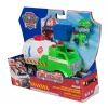 PAW Patrol gaisrinė gelbėtoja: Rocky gelbėjimo gaisrinė autocisterna su veiksmo figūrėle, griebimo žnyplėmis ir žaisliniu sunkvežimiu, vaikiški žaislai berniukams ir mergaitėms nuo 3 metų