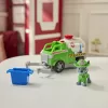PAW Patrol gaisrinė gelbėtoja: Rocky gelbėjimo gaisrinė autocisterna su veiksmo figūrėle, griebimo žnyplėmis ir žaisliniu sunkvežimiu, vaikiški žaislai berniukams ir mergaitėms nuo 3 metų