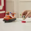 PAW Patrol Fire Rescue: Zuma Rescue Fire Boat su veiksmo figūrėle, paleidžiamu gelbėjimo ratu, meškėnu ir žaisline valtimi, vaikiški žaislai berniukams ir mergaitėms nuo 3 metų