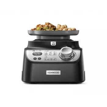 Kenwood kompaktiškas virtuvės kombainas MultiPro XL Weigh+ juodas — 1 000 W, integruotos svarstyklės, blenderio priedas